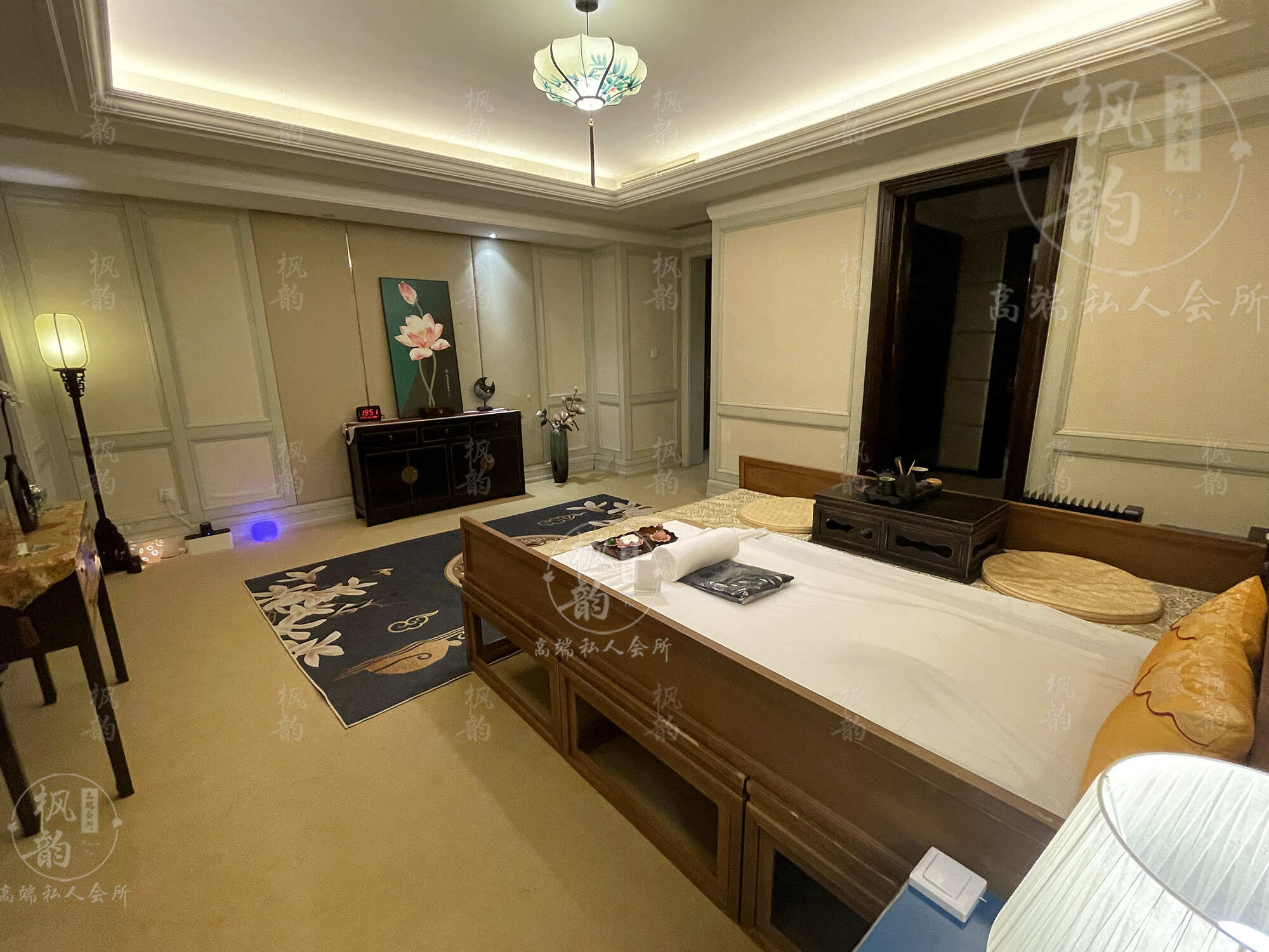 嘉兴天津渔阳鼓楼人气优选沐足会馆房间也很干净，舒适的spa体验
